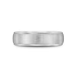 6.5mm Grooved Edge Wedding Band