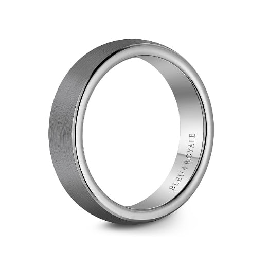 6mm Grey Tantulum Wedding Band