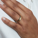 6mm Black Diamond Wedding Band