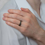 6mm Damascus Shotgun Barrel Wedding Band