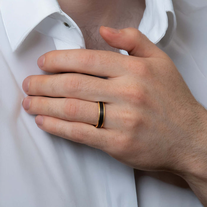 5mm Carbon Fiber Wedding Band
