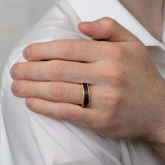 6mm Carbon Fiber Wedding Band