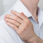 4mm Milgrain Wedding Band