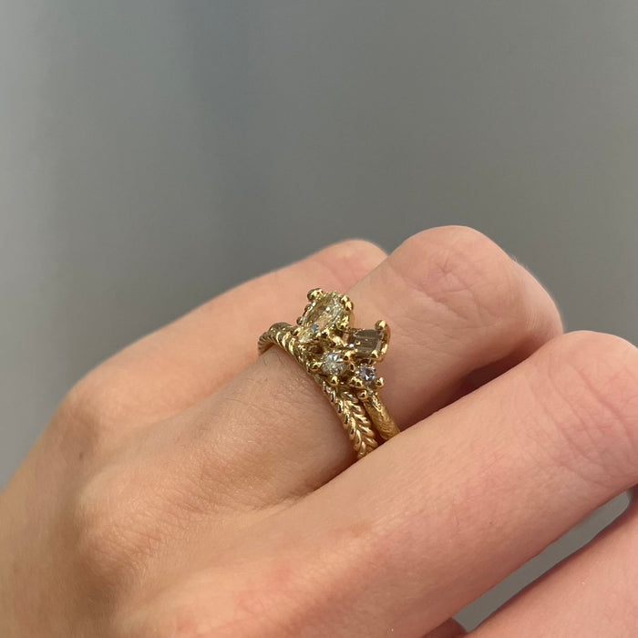 2.8mm Double Rope Wedding Band