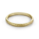 2mm Half Round Textured Wedding Band