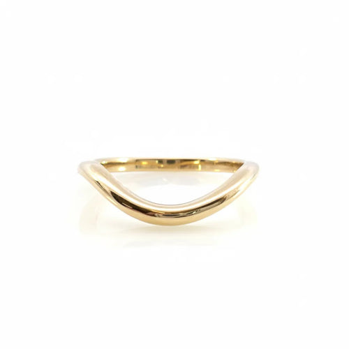 Bond Wave Wedding Band