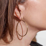 Seamless Illusion Hoop Earrings