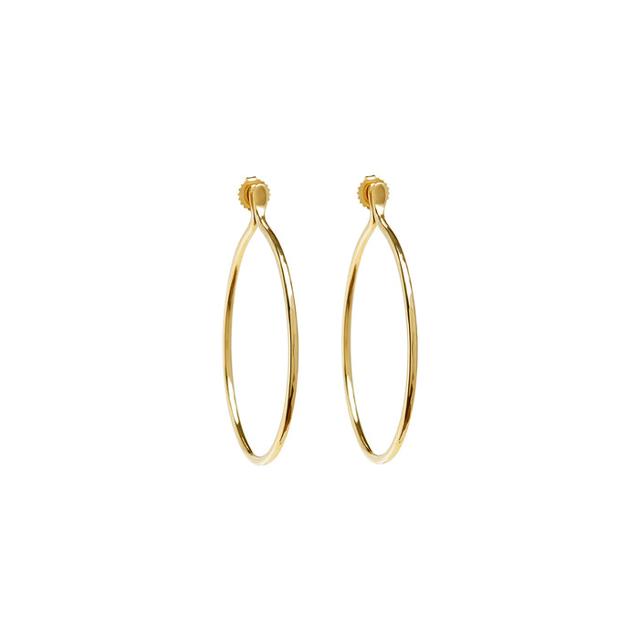Seamless Illusion Hoop Earrings