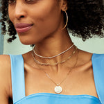Crescent Hoop Earrings