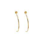 Crescent Hoop Earrings