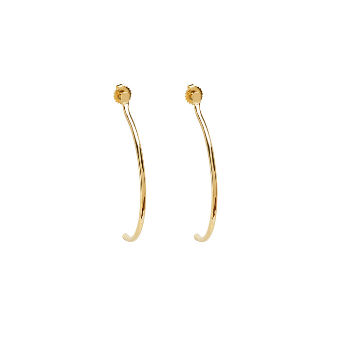 Crescent Hoop Earrings