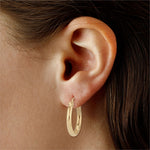 Medium Tube Hoop Earring
