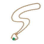 Total Emerald Baguette Baby Heartlock