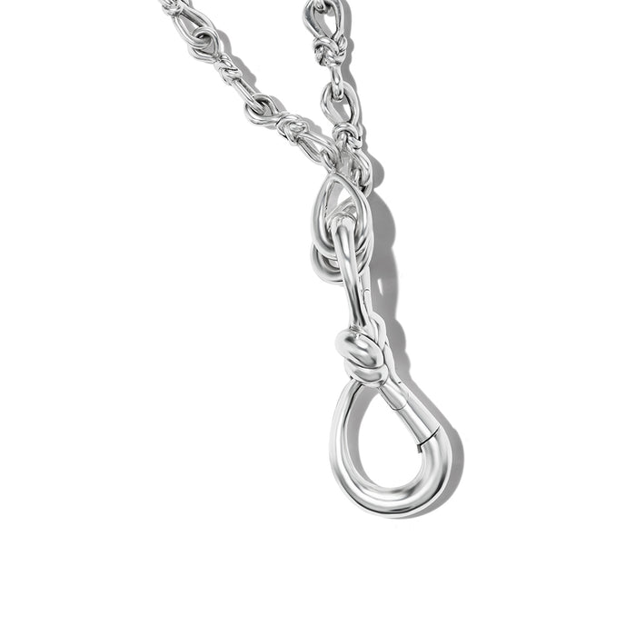 White Gold True Lover's Knot Lock
