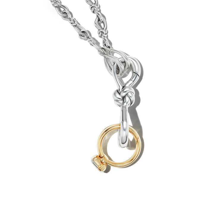 White Gold True Lover's Knot Lock