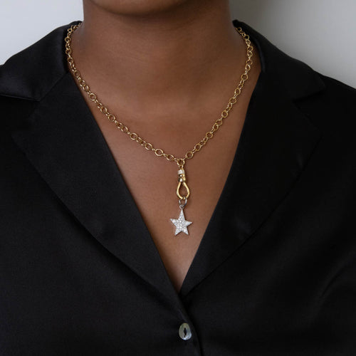 Small Kinsley Diamond Pavé Star Pendant Image 2
