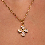 Rosemary Diamond Cross Charm Pendant
