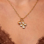 Rosemary Diamond Cross Charm Pendant