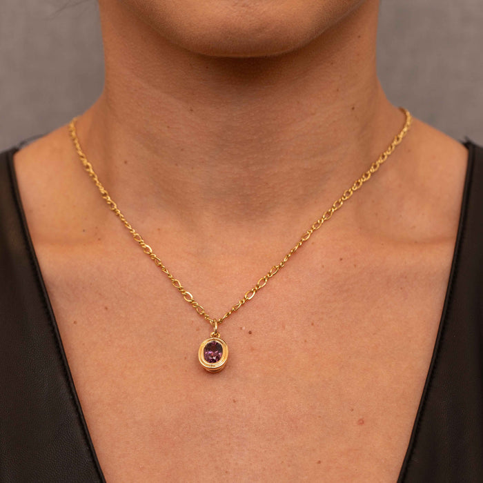 Oval Grape Spinel Ceres Charm