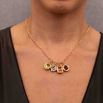 Pear Garnet Ceres Charm