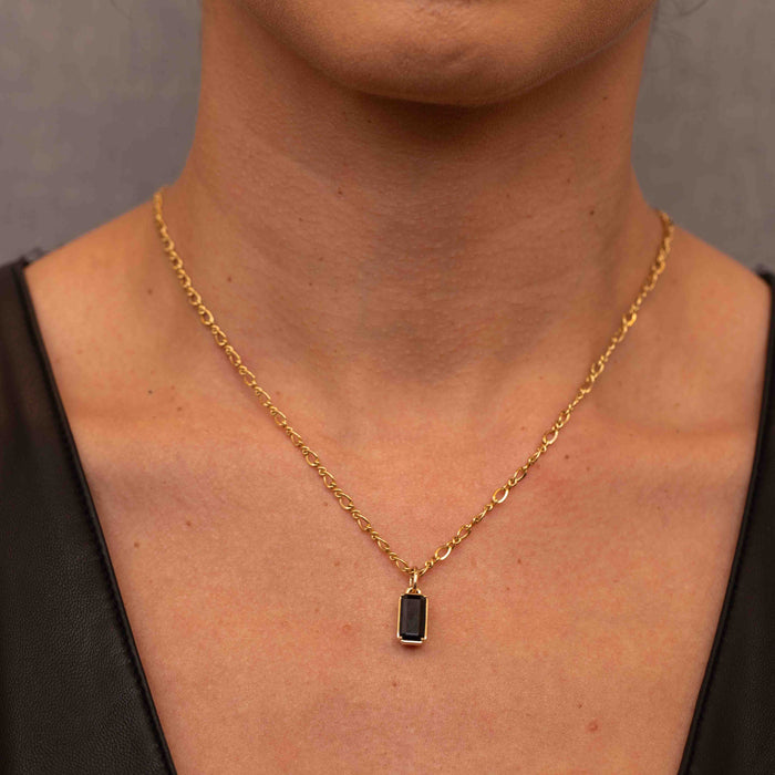 Black Tourmaline Polaris Charm
