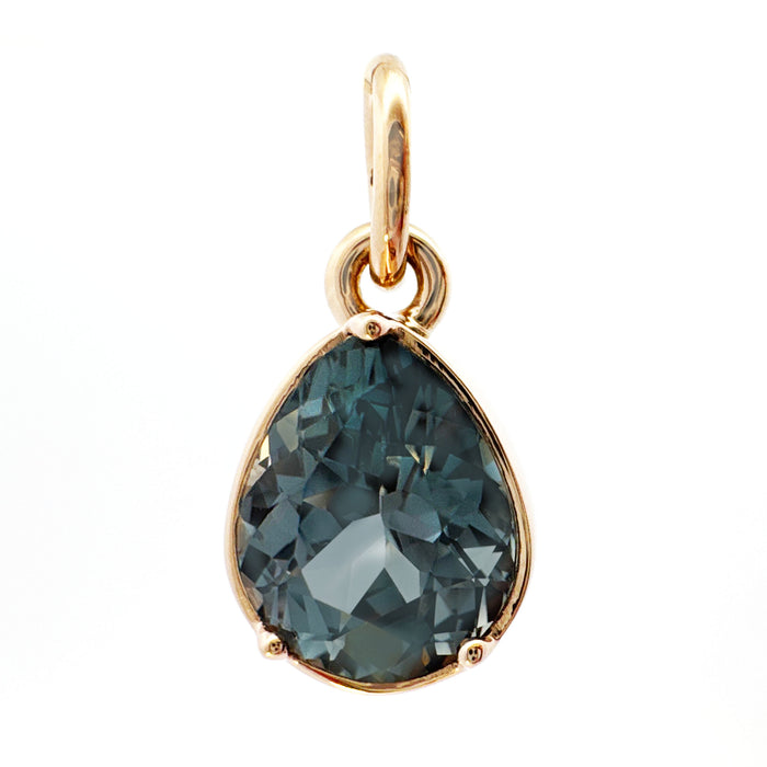 Pear Purple Spinel Polaris Charm