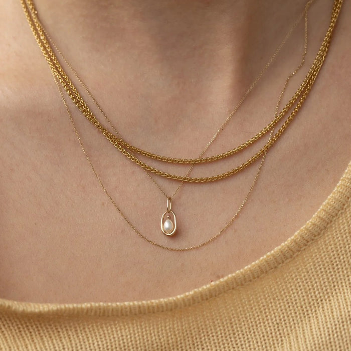 Pearl Droplet Charm