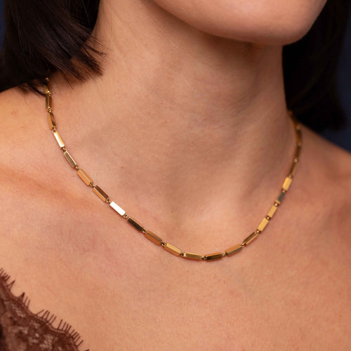 Mini Giana Full Bar Link Necklace Image 2
