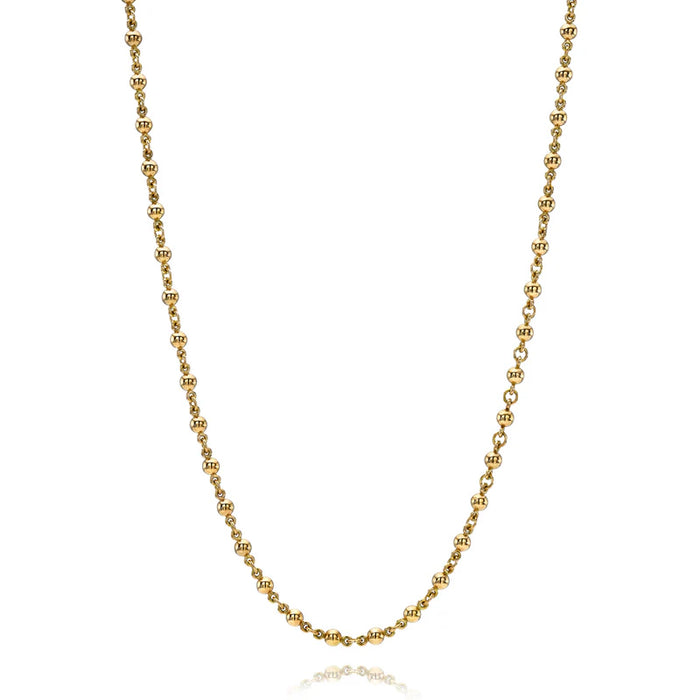 Mini Rosary Bead Chain Necklace
