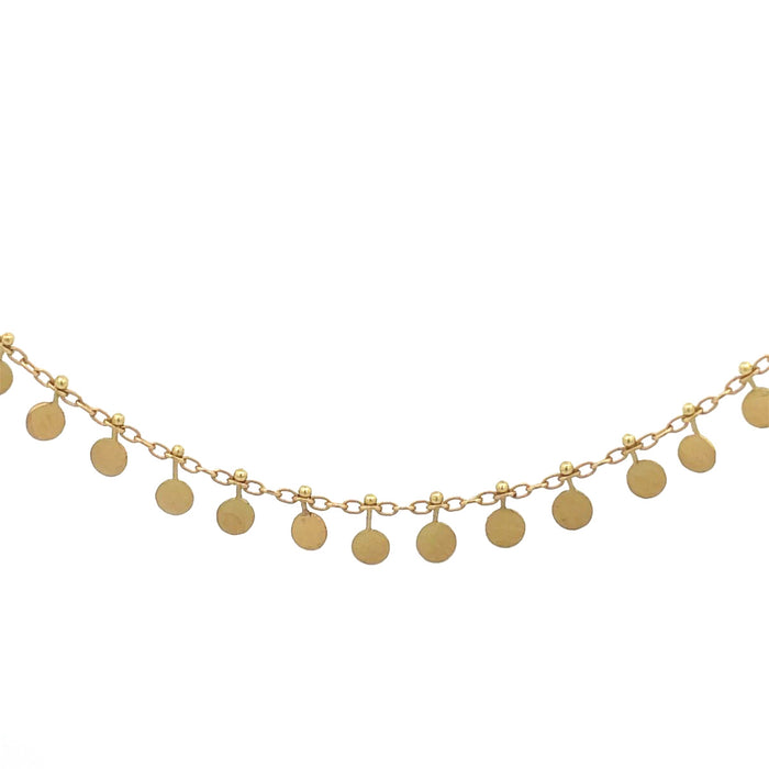 Evenly Dotted Collar Necklace