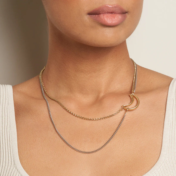 22" Mixed Up Half & Half Chain