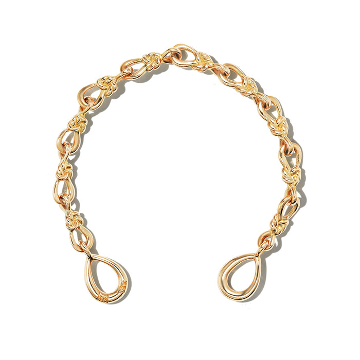 6" True Lover's Knot Large Chain Bracelet