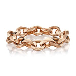 Faceted Oval Chain Bracelet