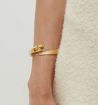 Zorae Hinged Bangle Bracelet