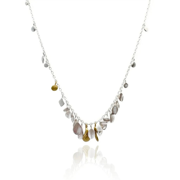 Silver and Gold Little Meadow Necklace