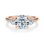 Elizabeth Three-Stone Diamond Engagement Ring Setting