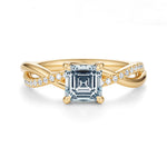Spring Pavé Engagement Ring Setting
