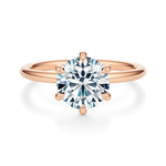 Baxter 6-Prong Solitaire Engagement Ring Setting