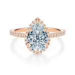 Essex Pavé Halo Engagement Ring Setting