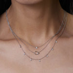 Diamond Open Heart Pendant Necklace