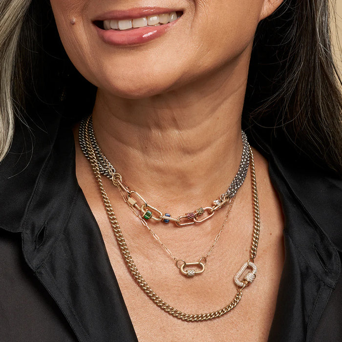 Silver Heavy Curb Chain