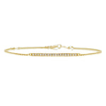 Diamond Bar Bracelet