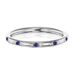 Carlisle Sapphire Wedding Band