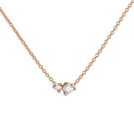 Birthstone & Diamond Necklace