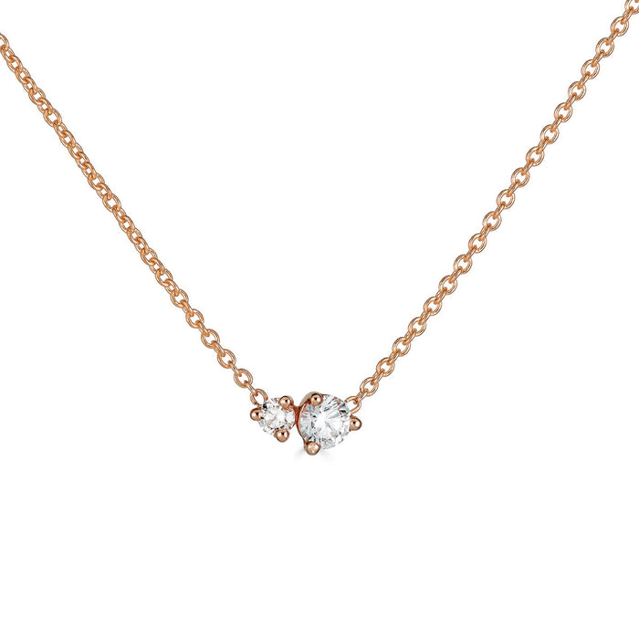 Birthstone & Diamond Necklace