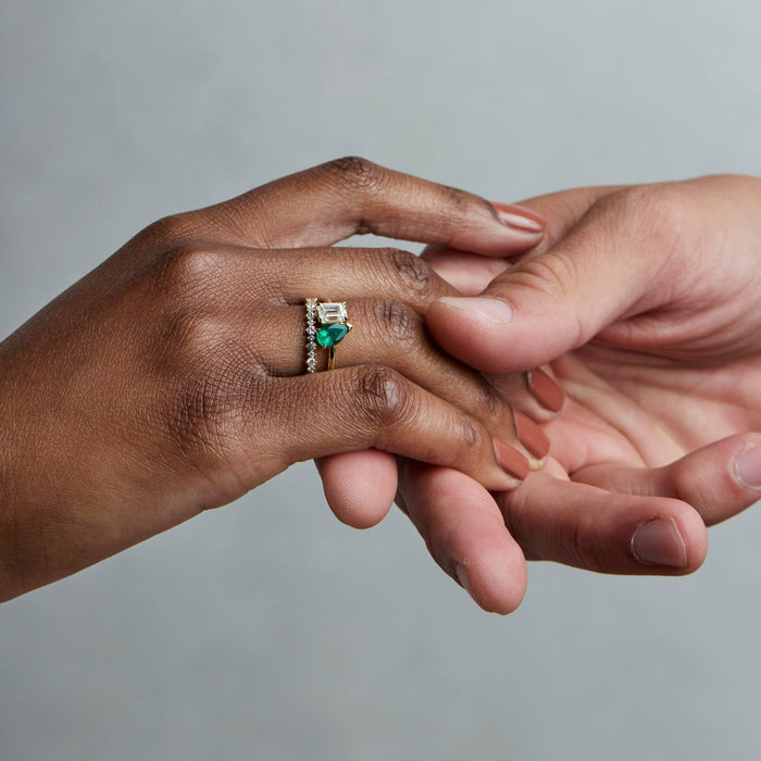 Allen Diamond Wedding Band