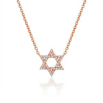 Star of David Diamond Necklace