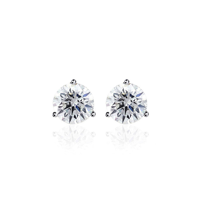 Diamond Stud Trinity Earrings (0.33-5.00tcw)