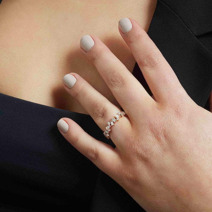 Leonard Diamond Full Eternity Wedding Band