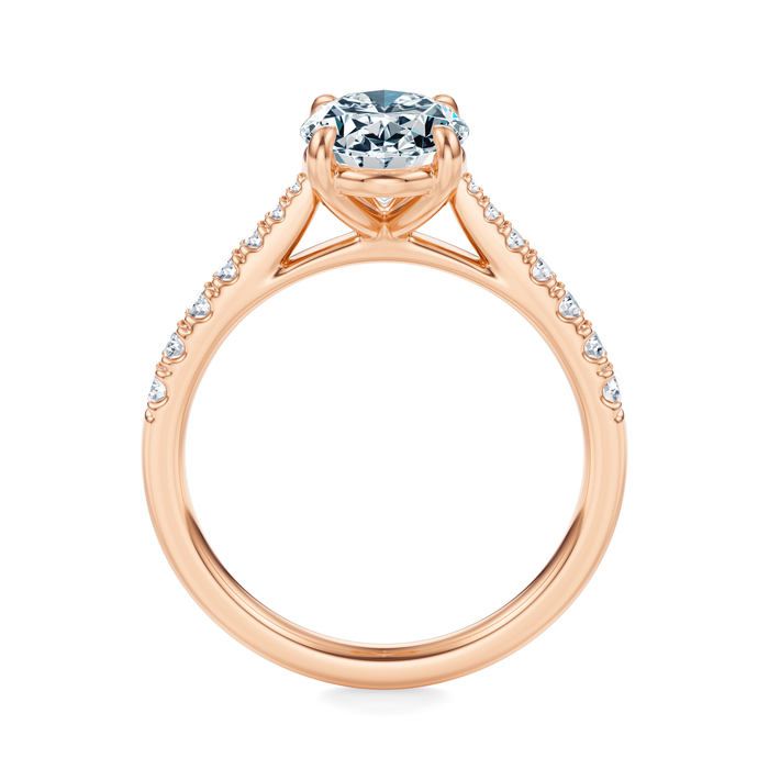 Madison Pavé Engagement Ring Setting